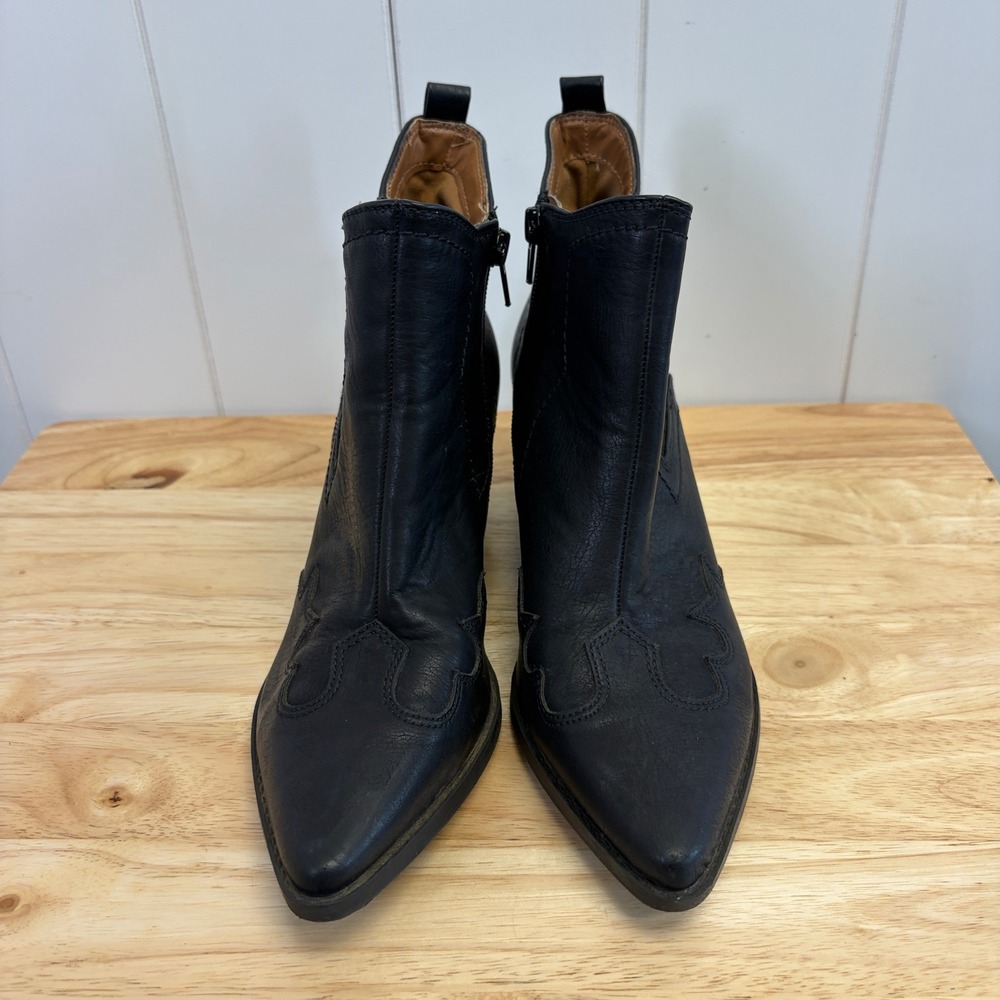 Indigo Rd. Western Ankle Boots Women Size 7.5M Boho Cowgirl Minimalist Chic - Picture 2 of 6